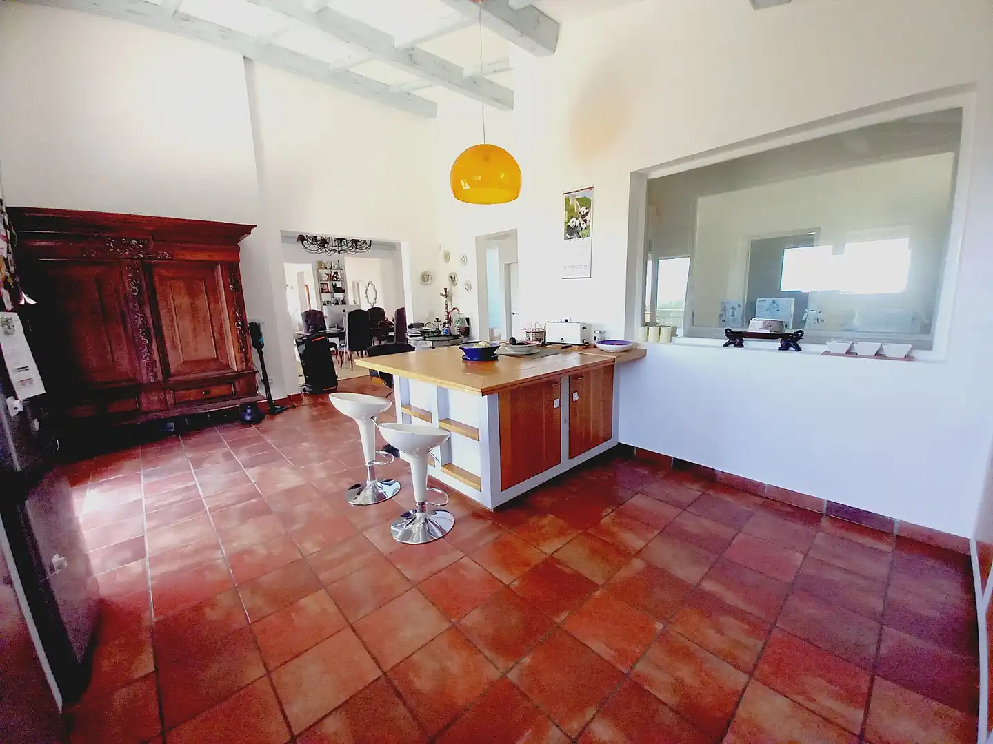 Küche von Haus oder Chalet zum Verkauf in El Castell de Guadalest mit Klimaanlage, Privatgarten und Terrasse