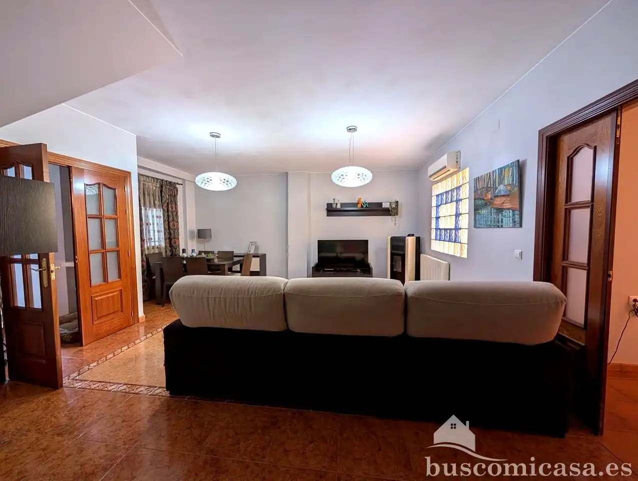 Sala d'estar de Casa o xalet en venda en Guarromán amb Aire condicionat, Calefacció i Terrassa