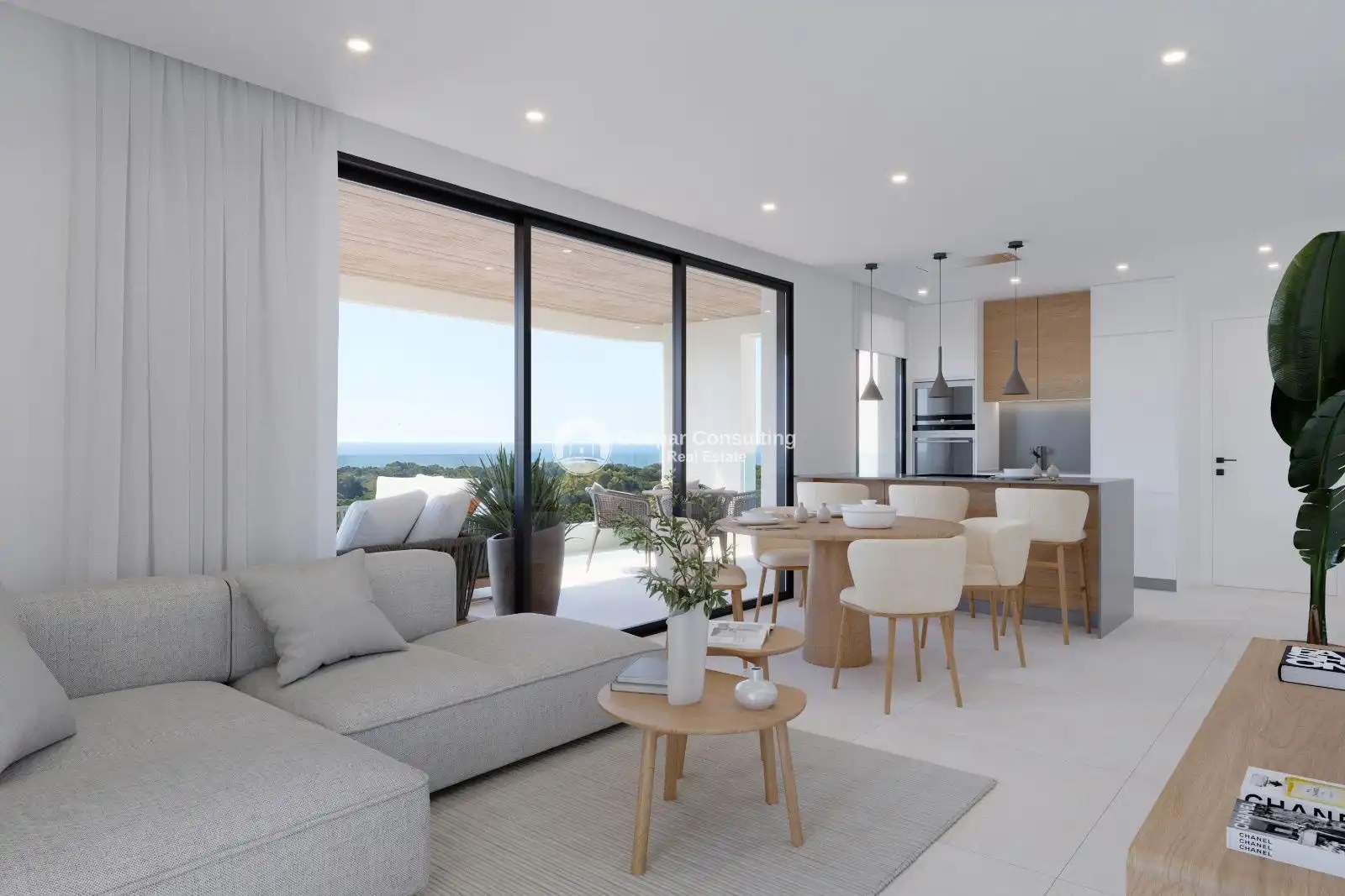 Sala de estar de Apartamento en venta en Guardamar del Segura con Aire acondicionado, Calefacción y Terraza