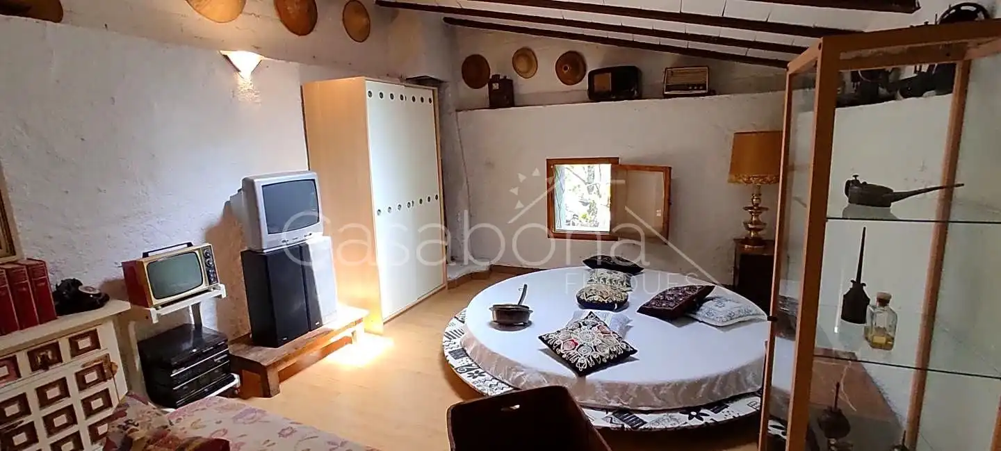 Sala de estar de Finca rústica en venta en Arbúcies con Jardín privado, Terraza y Amueblado