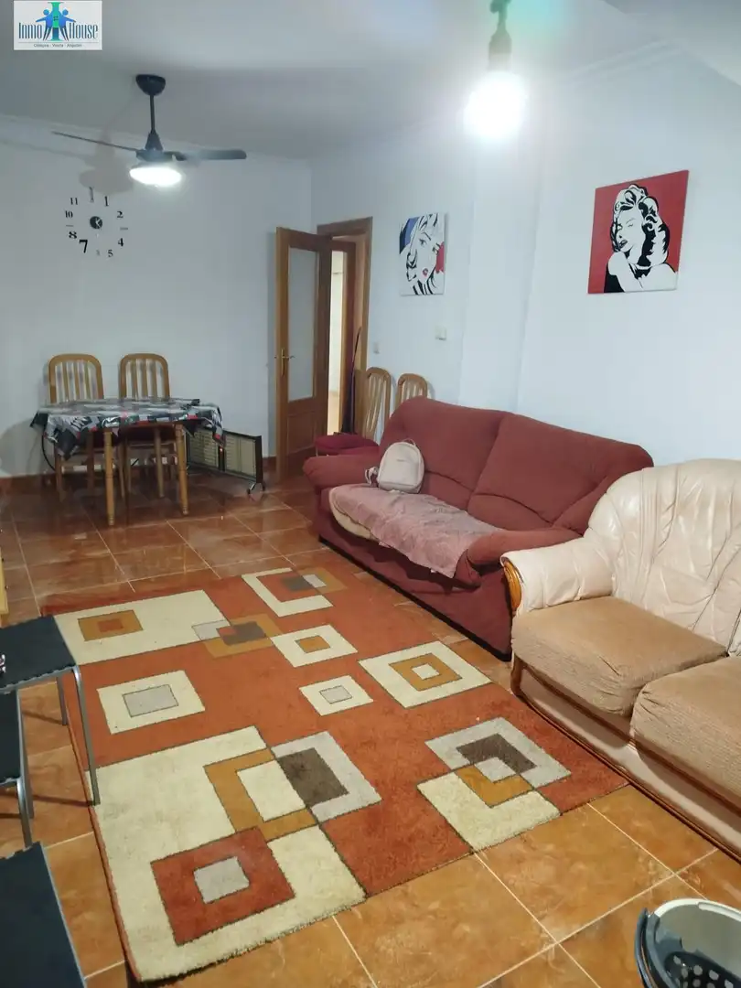 Sala de estar de Casa o chalet en venta en Pozohondo con Calefacción, Terraza y Piscina