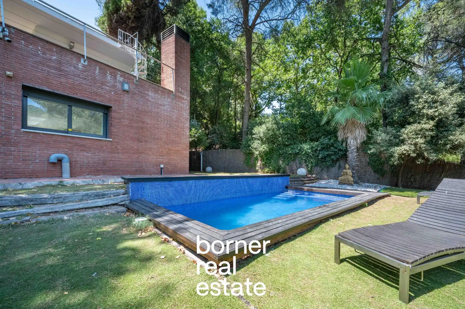Piscina de Casa o chalet en venta en Sant Cugat del Vallès con Aire acondicionado, Calefacción y Jardín privado