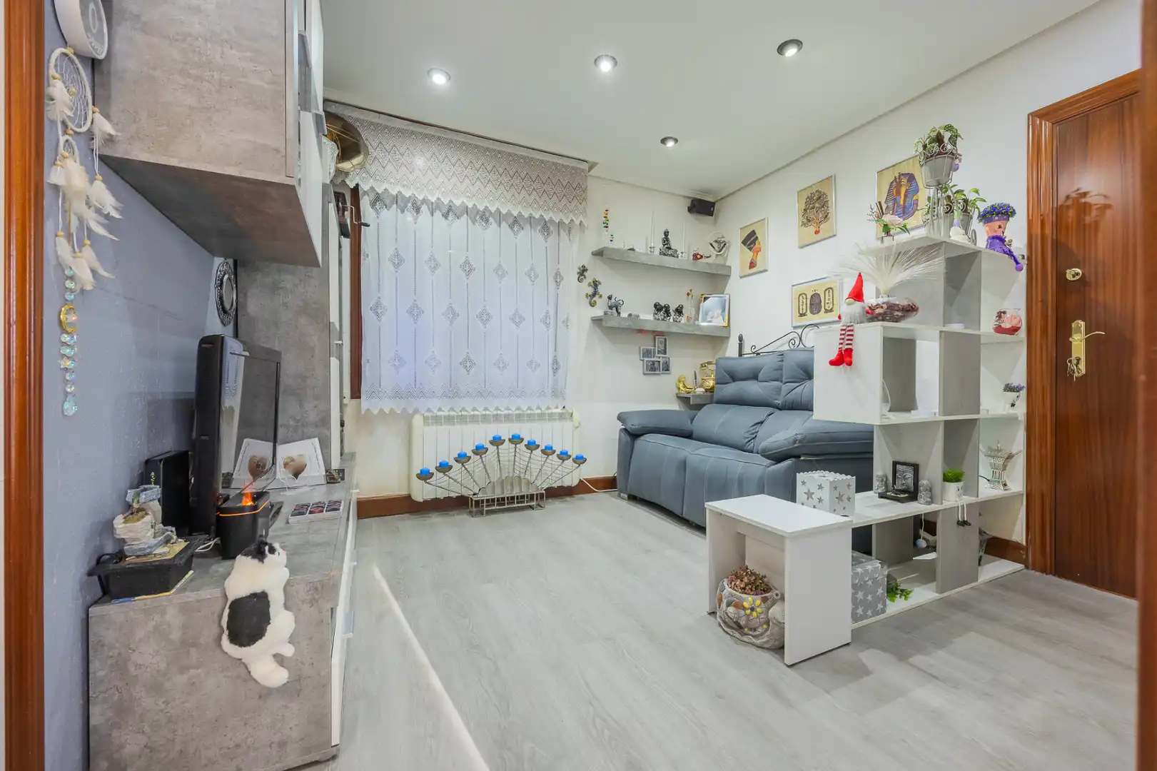 Wohnzimmer von Wohnung zum Verkauf in Alonsotegi mit Möbliert