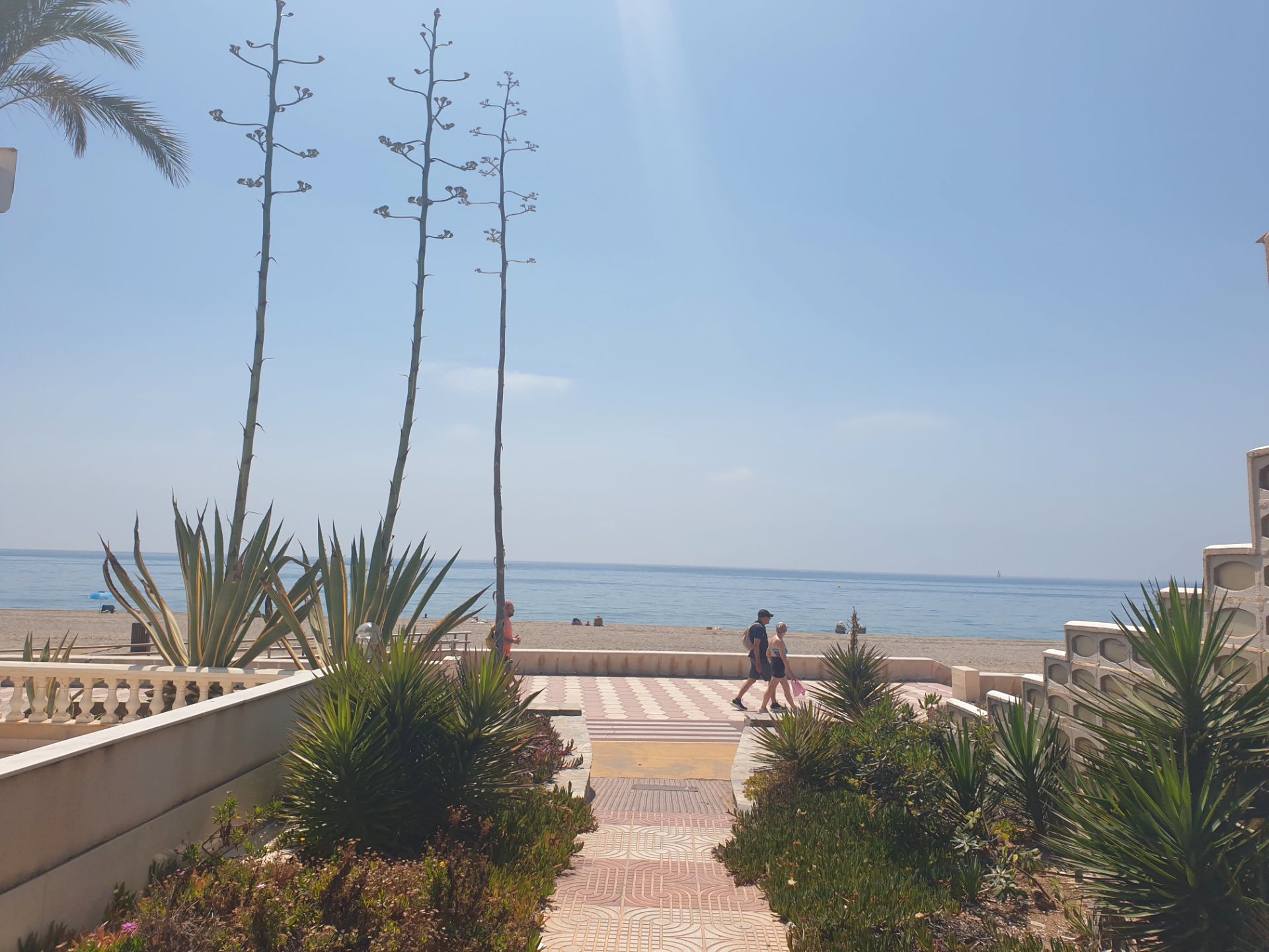Exterior view of Apartment for sale in Roquetas de Mar  with Air Conditioner, Private garden and Terrace