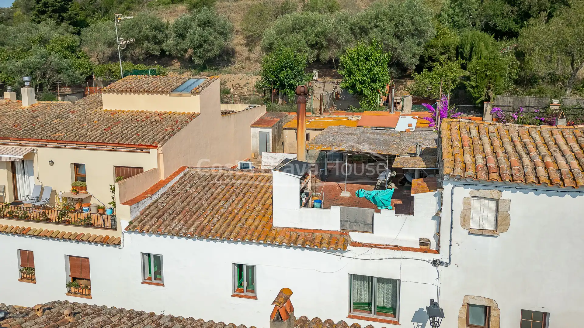 Exterior view of Country homes for sale in Begur  with Air Conditioner, Heating and Private garden