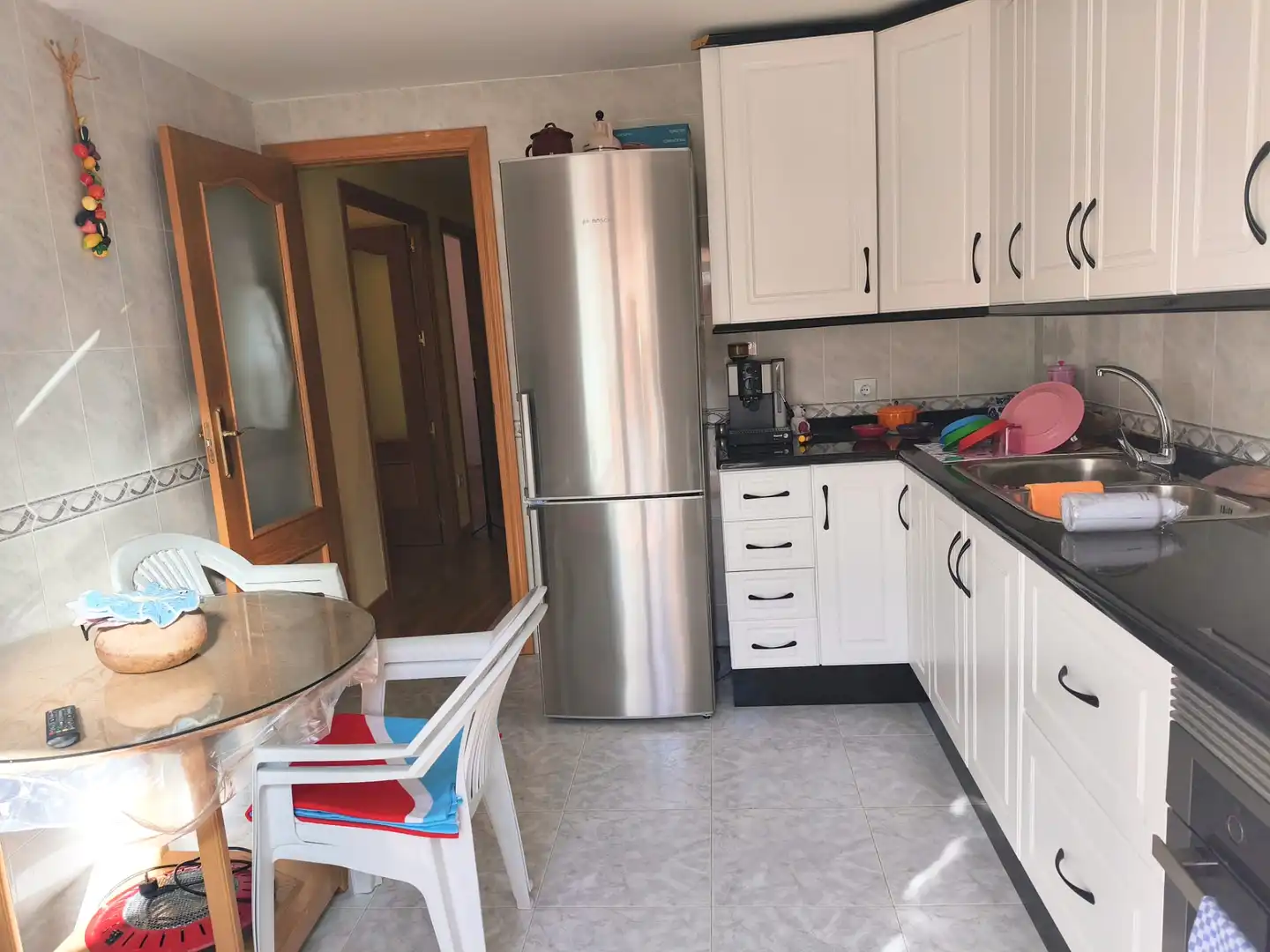 Cocina de Casa adosada en venta en Ciudad Real con Aire acondicionado, Calefacción y Jardín privado