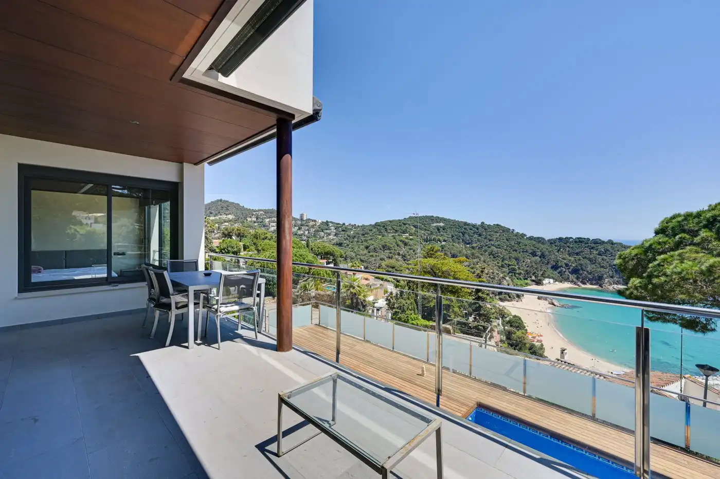 Terrassa de Casa o xalet en venda en Lloret de Mar amb Aire condicionat, Calefacció i Jardí privat