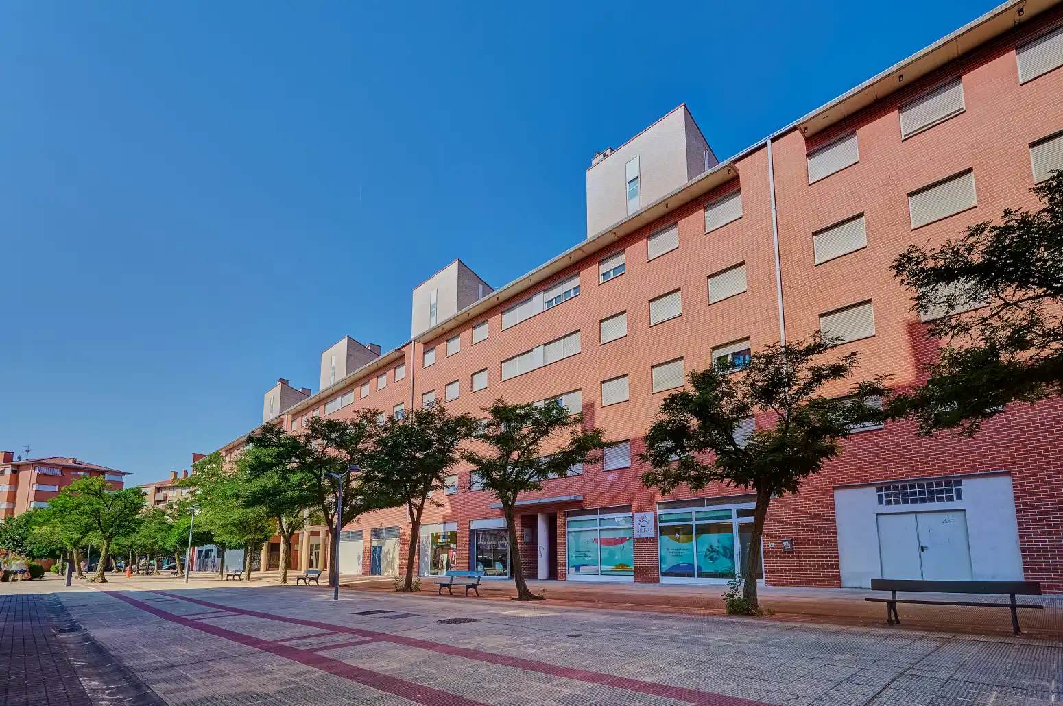 Vista exterior de Piso en venta en Ansoáin / Antsoain con Calefacción, Parquet y Trastero