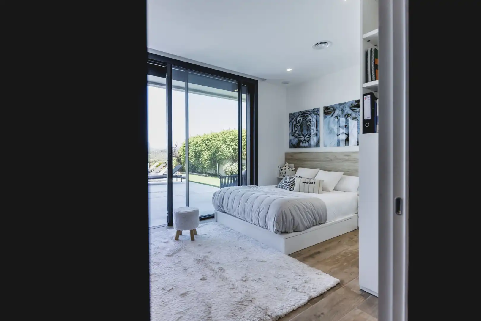 Bedroom of Houses for sale in Sant Julià de Ramis  with Air Conditioner, Heating and Terrace