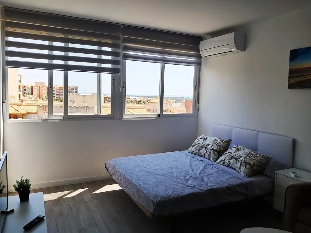 Schlafzimmer von Wohnung zum Verkauf in El Ejido mit Klimaanlage und Möbliert