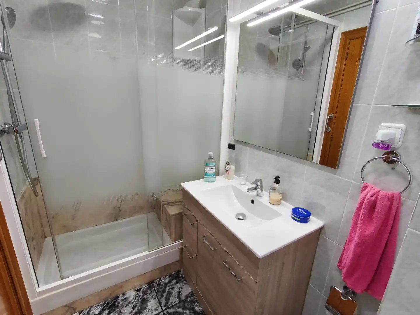 Baño de Apartamento en venta en Sant Adrià de Besòs con Aire acondicionado, Calefacción y Terraza