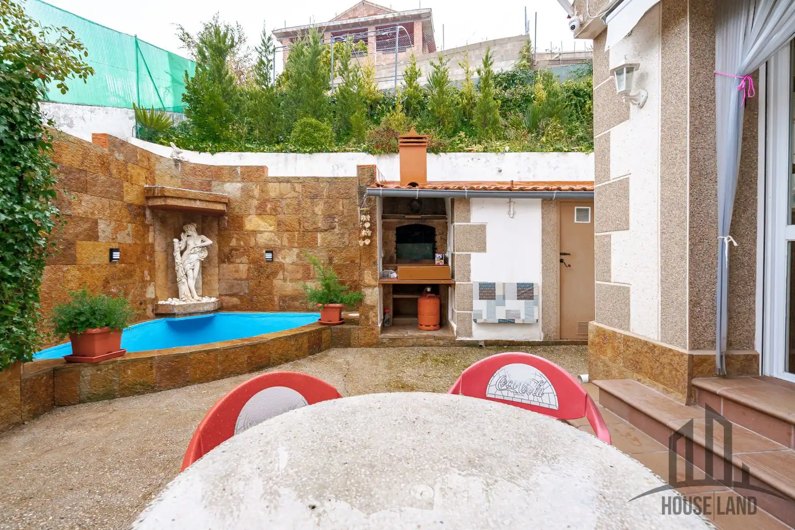 Garden of Houses for sale in Fuentenovilla  with Air Conditioner, Heating and Private garden