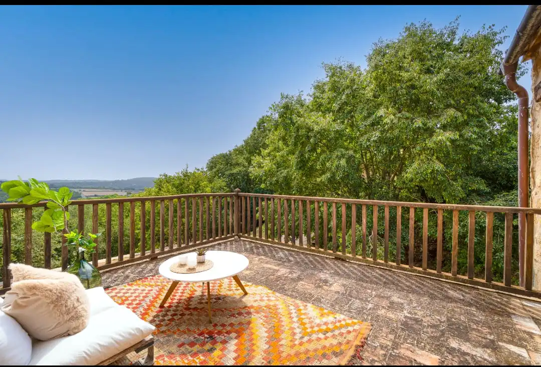 Terrace of Country homes for sale in Cistella  with Air Conditioner, Heating and Furnished