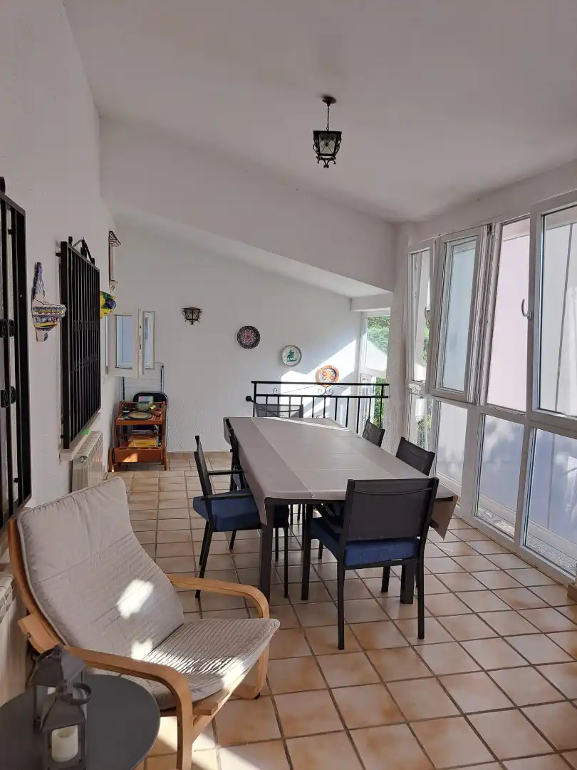 Menjador de Casa o xalet en venda en Albalate de Zorita amb Calefacció, Jardí privat i Terrassa
