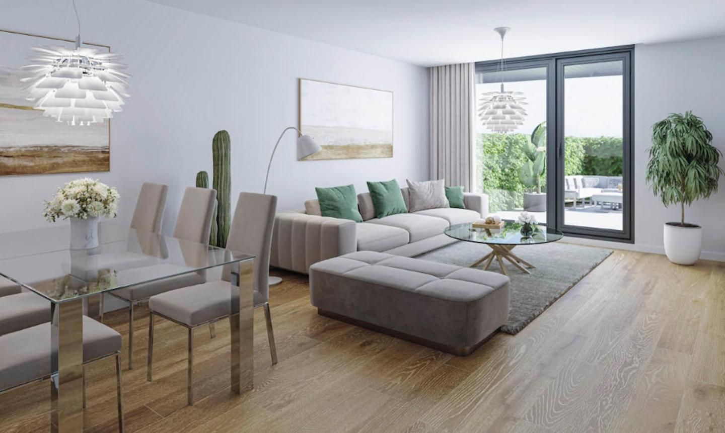 Sala d'estar de Casa o xalet en venda en Castellar del Vallès amb Aire condicionat, Jardí privat i Parquet