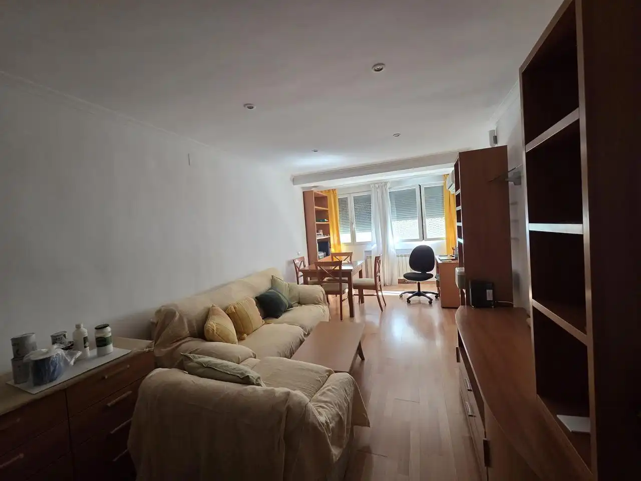 Sala de estar de Piso de alquiler en Madrid con Aire acondicionado, Calefacción y Amueblado