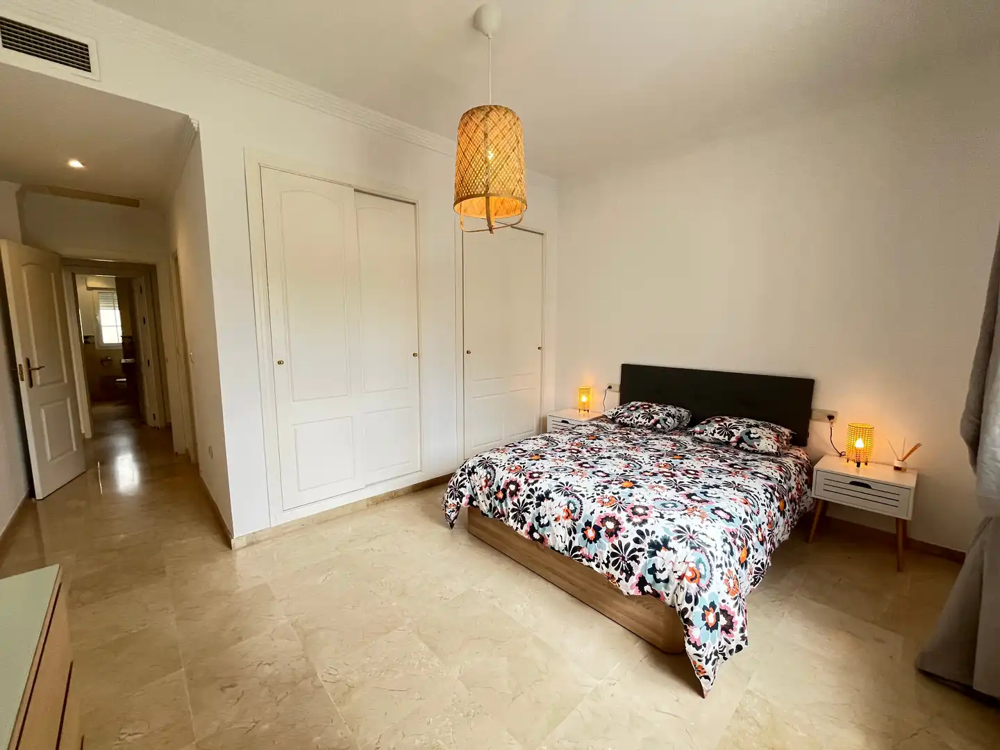 Bedroom of Flat for sale in Marbella  with Air Conditioner, Terrace and Storage room