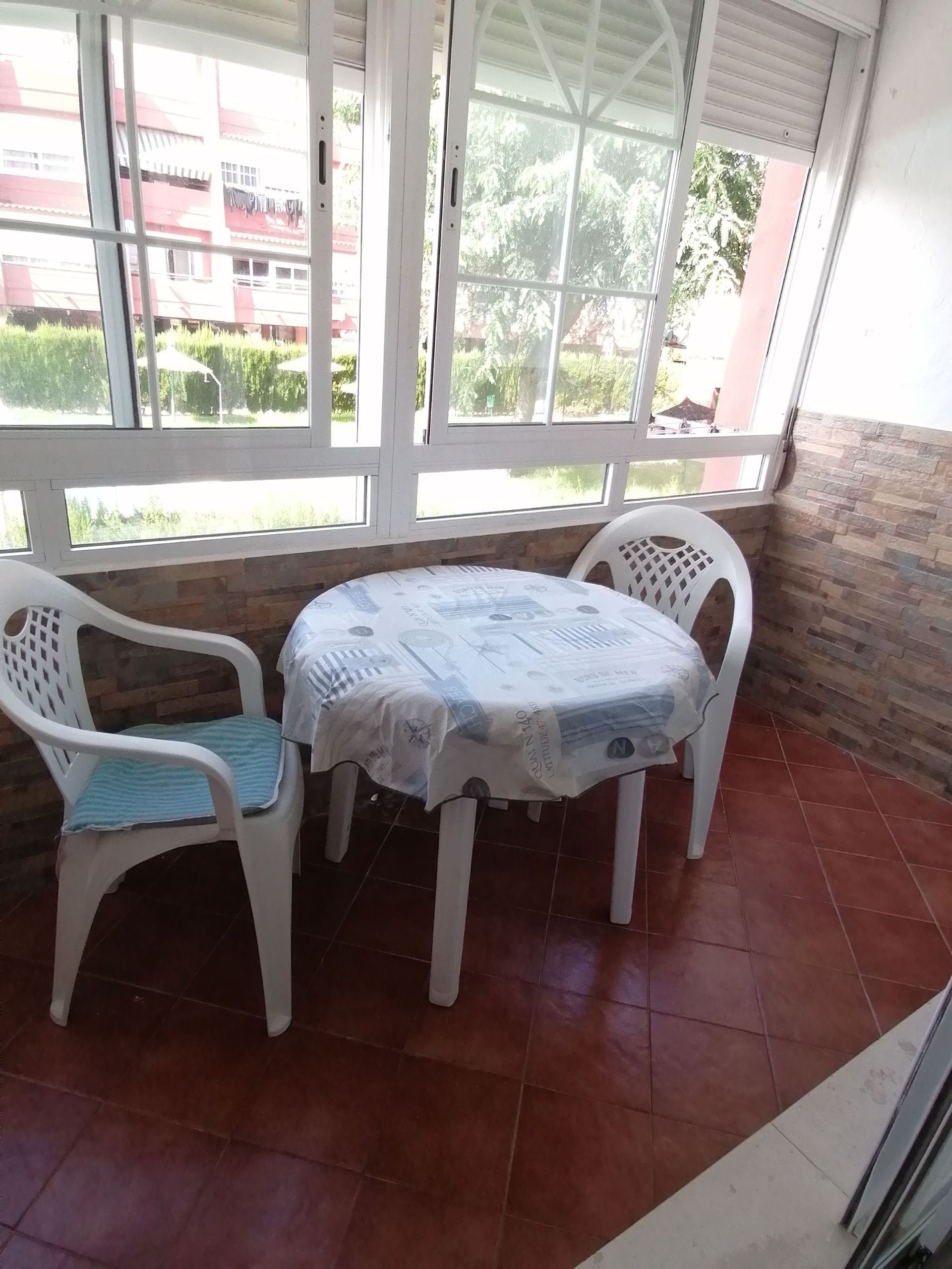 Garden of Flat to rent in Algeciras  with Furnished and Community pool