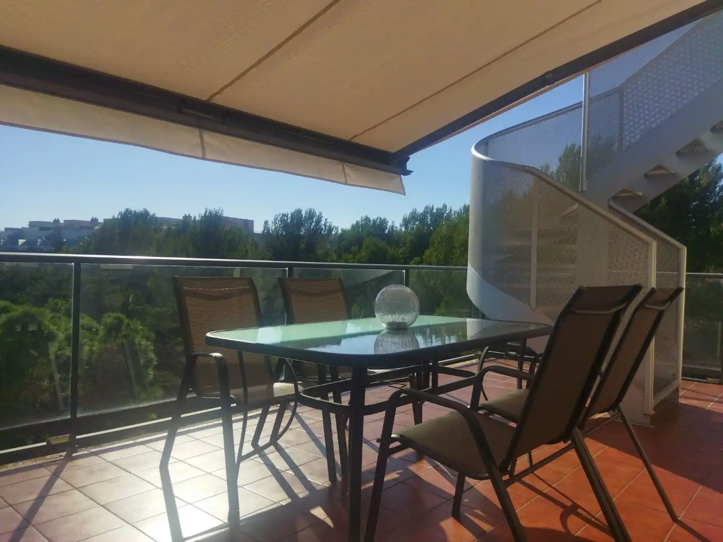 Terrace of Flat for rent in San Jorge / Sant Jordi  with Air Conditioner, Terrace and Balcony