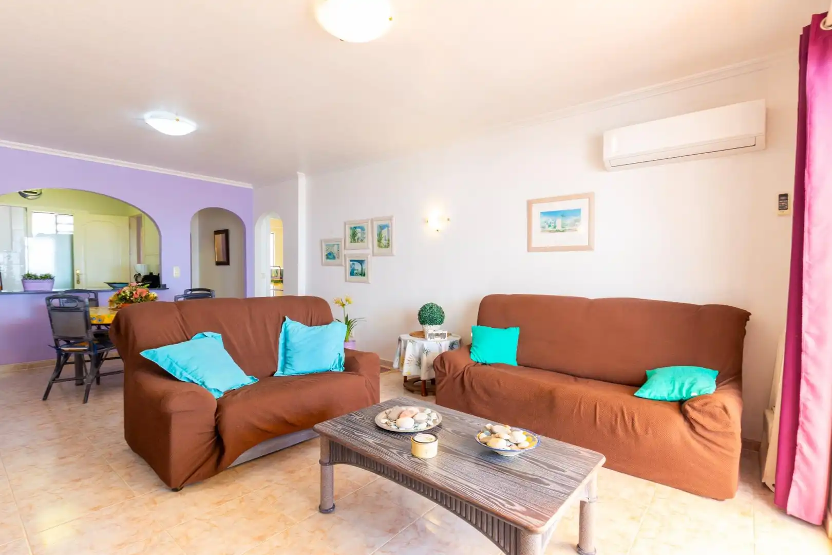Living room of Flat for sale in Pulpí  with Air Conditioner, Private garden and Terrace