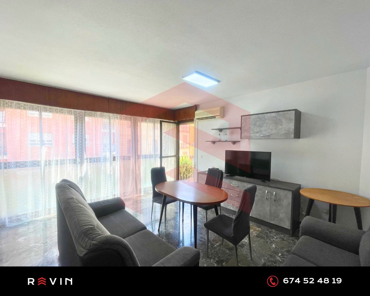 Sala de estar de Piso para compartir en  Jaén Capital con Aire acondicionado, Calefacción y Amueblado