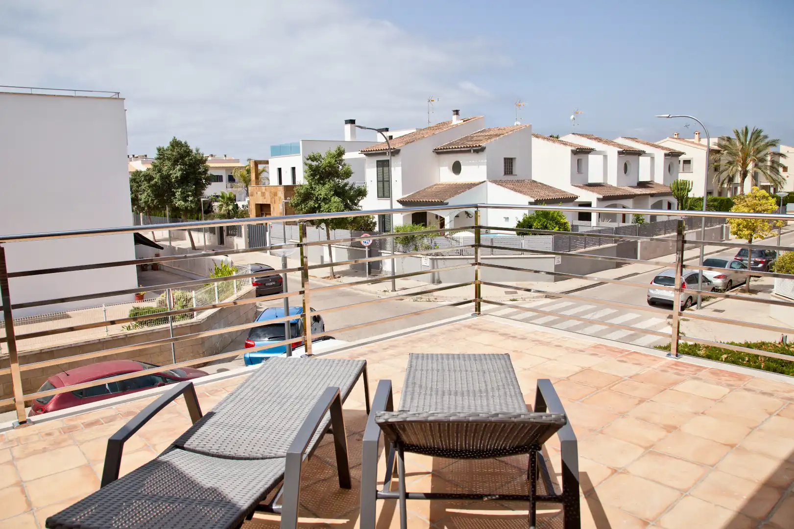 Terraza de Casa adosada en venta en  Palma de Mallorca con Aire acondicionado, Calefacción y Jardín privado