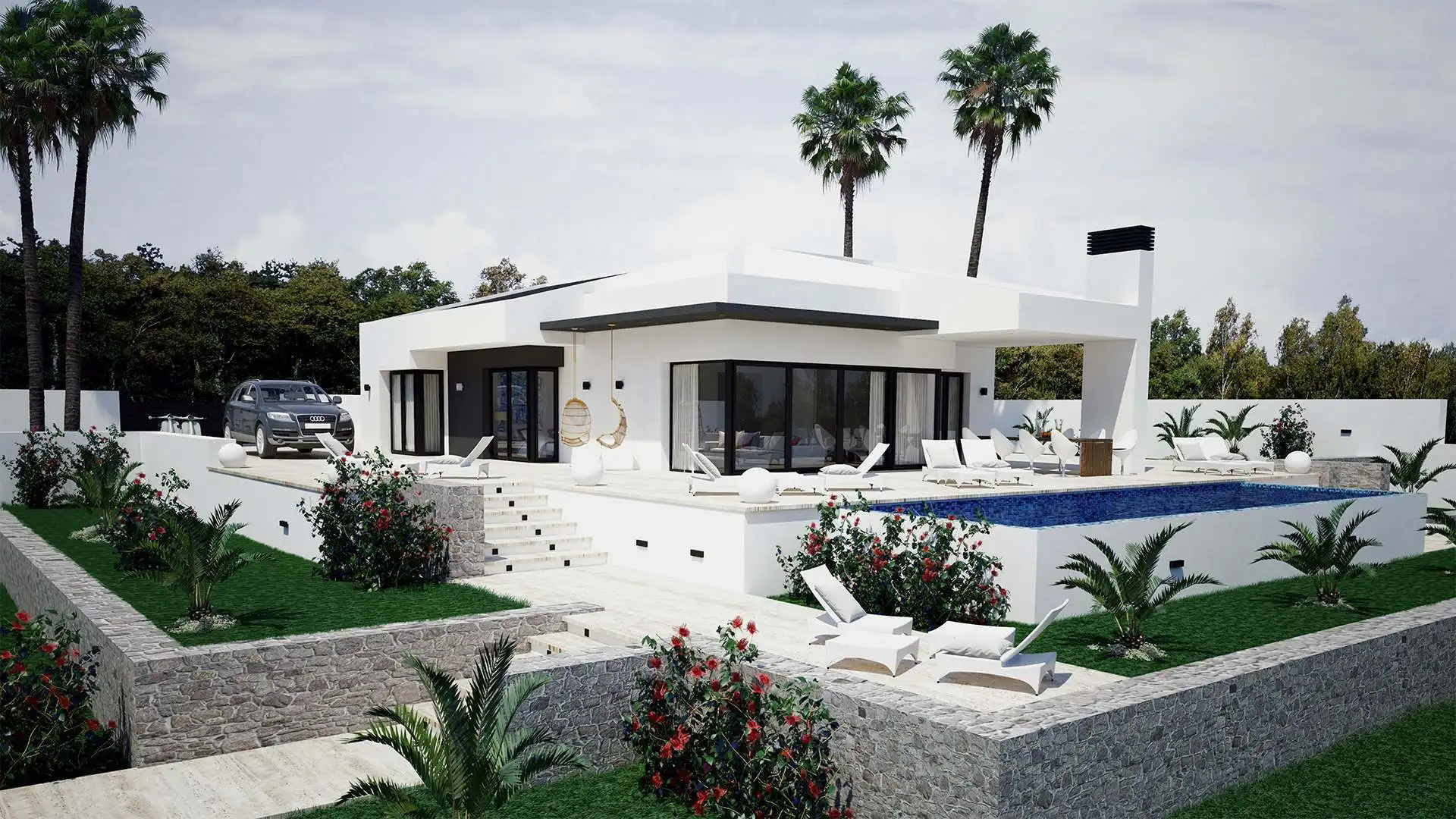Villa mit Pool zum Verkauf in El Ràfol d'Almúnia