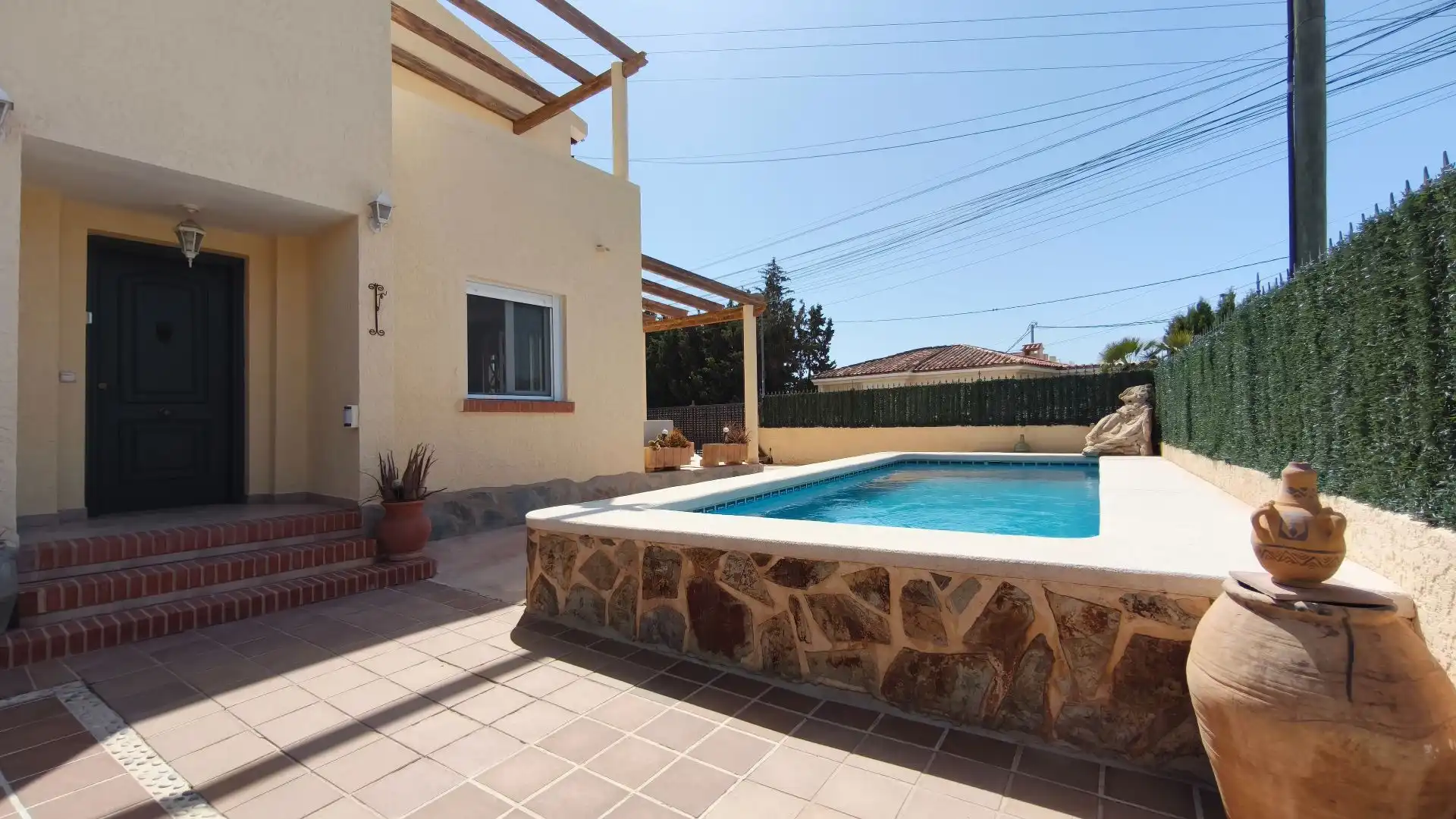 Swimming pool of Houses for sale in La Nucia  with Air Conditioner, Heating and Private garden