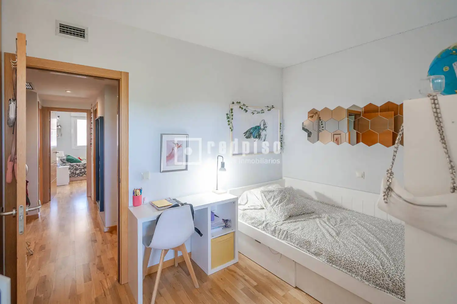 Schlafzimmer von Wohnung zum Verkauf in Arroyomolinos (Madrid) mit Klimaanlage, Heizung und Privatgarten