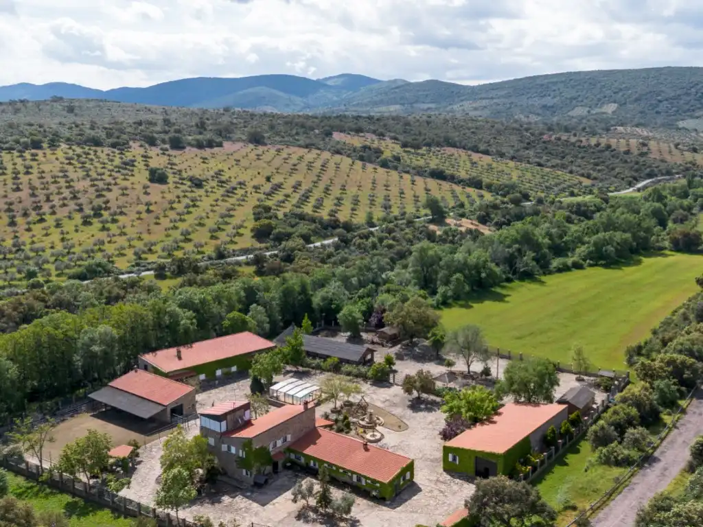 Vista exterior de Casa o chalet en venta en Espinoso del Rey con Terraza, Piscina y Amueblado