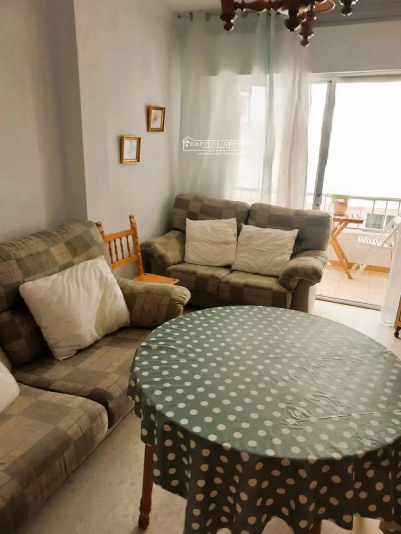 Living room of Flat for rent in Punta Umbría  with Furnished, Balcony and Pets allowed
