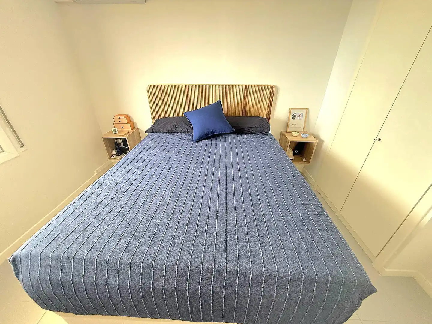 Schlafzimmer von Wohnungen zum Verkauf in Calafell mit Klimaanlage, Heizung und Privatgarten