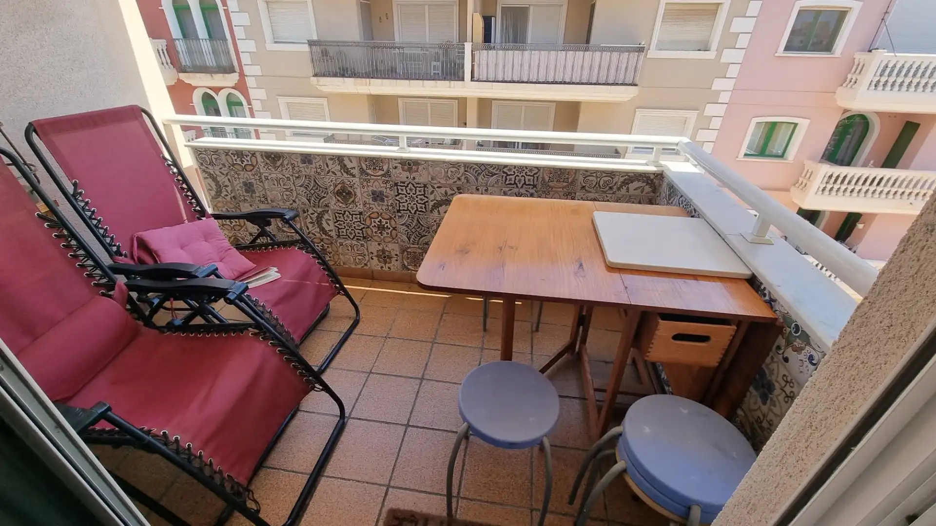 Terrassa de Apartament en venda en Roquetas de Mar amb Aire condicionat, Parquet i Terrassa