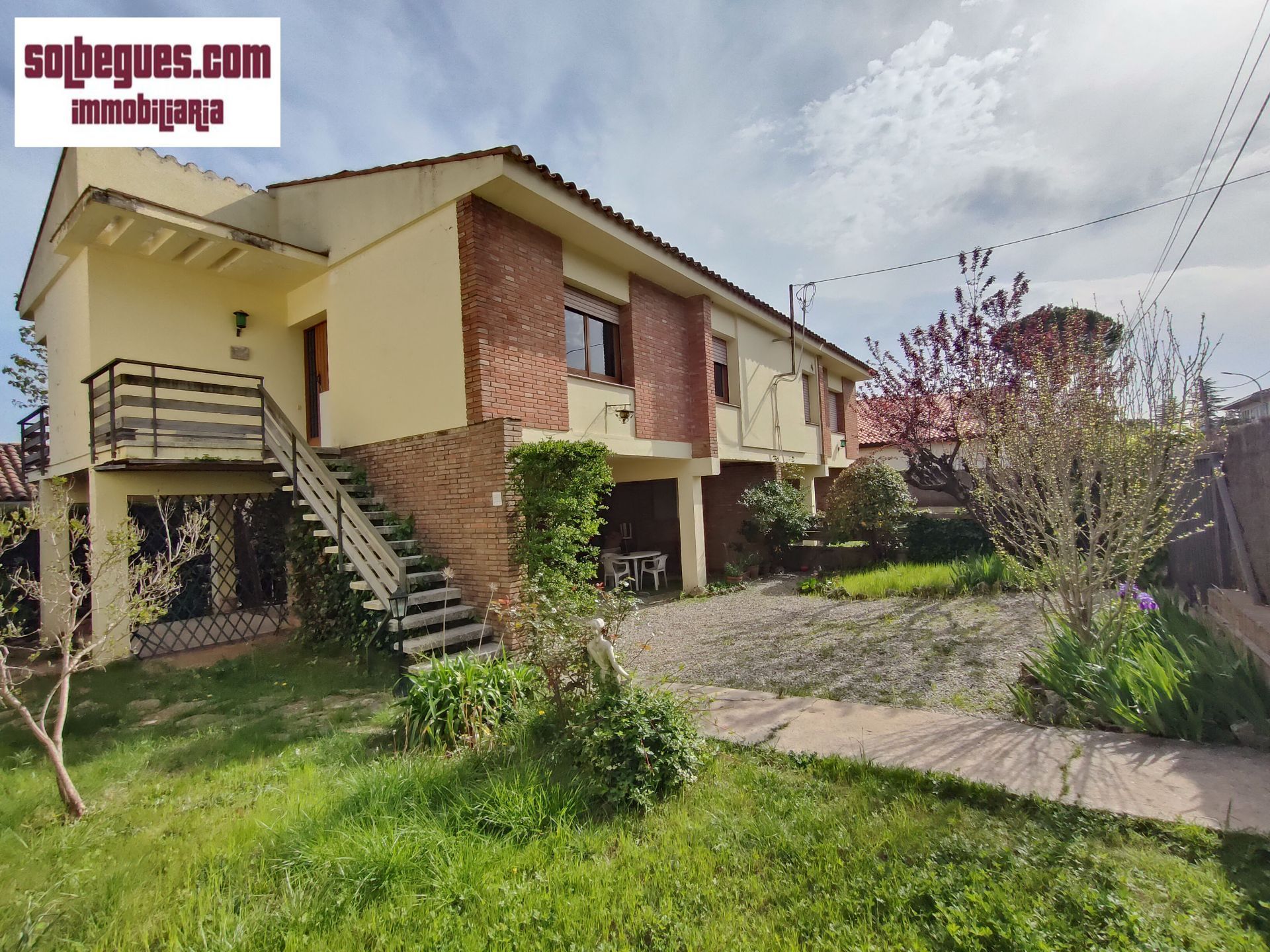 Exterior view of House or chalet for sale in Begues  with Private garden and Storage room