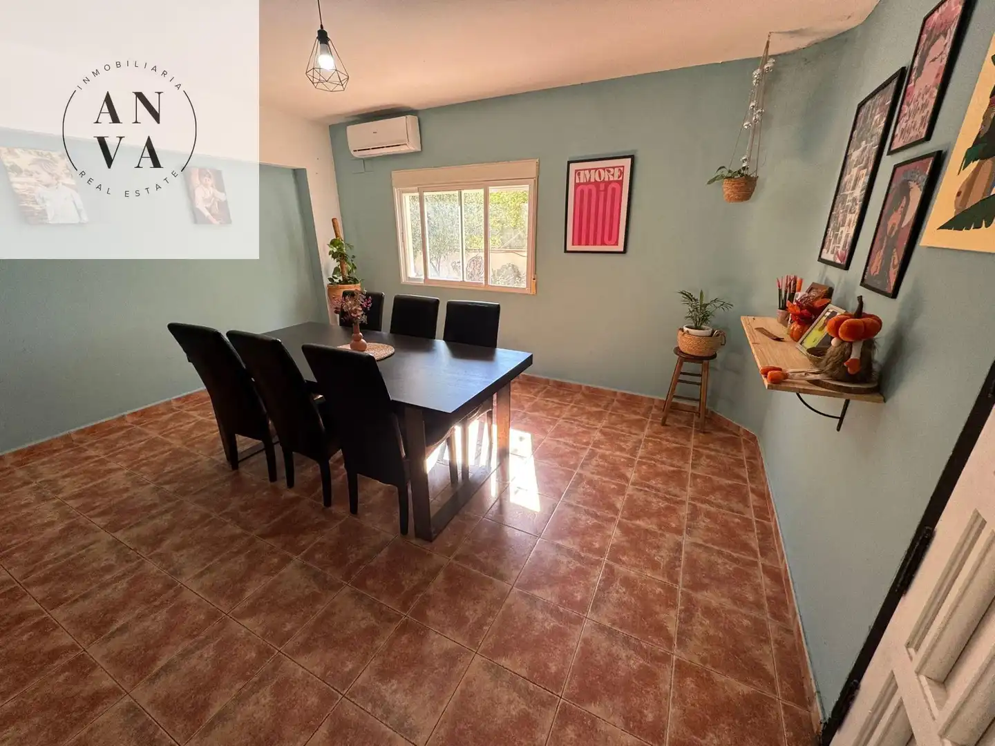 Comedor de Casa o chalet en venta en Busot con Aire acondicionado, Jardín privado y Terraza