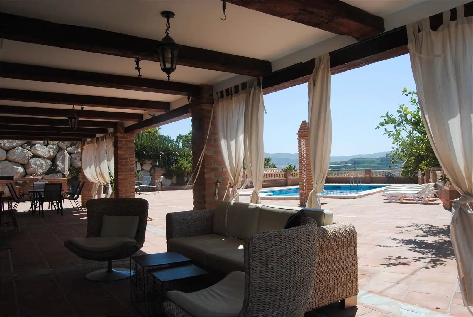Terraza de Casa o chalet en venta en Vélez-Málaga con Aire acondicionado, Jardín privado y Terraza