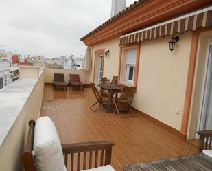 Terrassa de Àtic de lloguer en Sanlúcar de Barrameda amb Aire condicionat, Calefacció i Terrassa