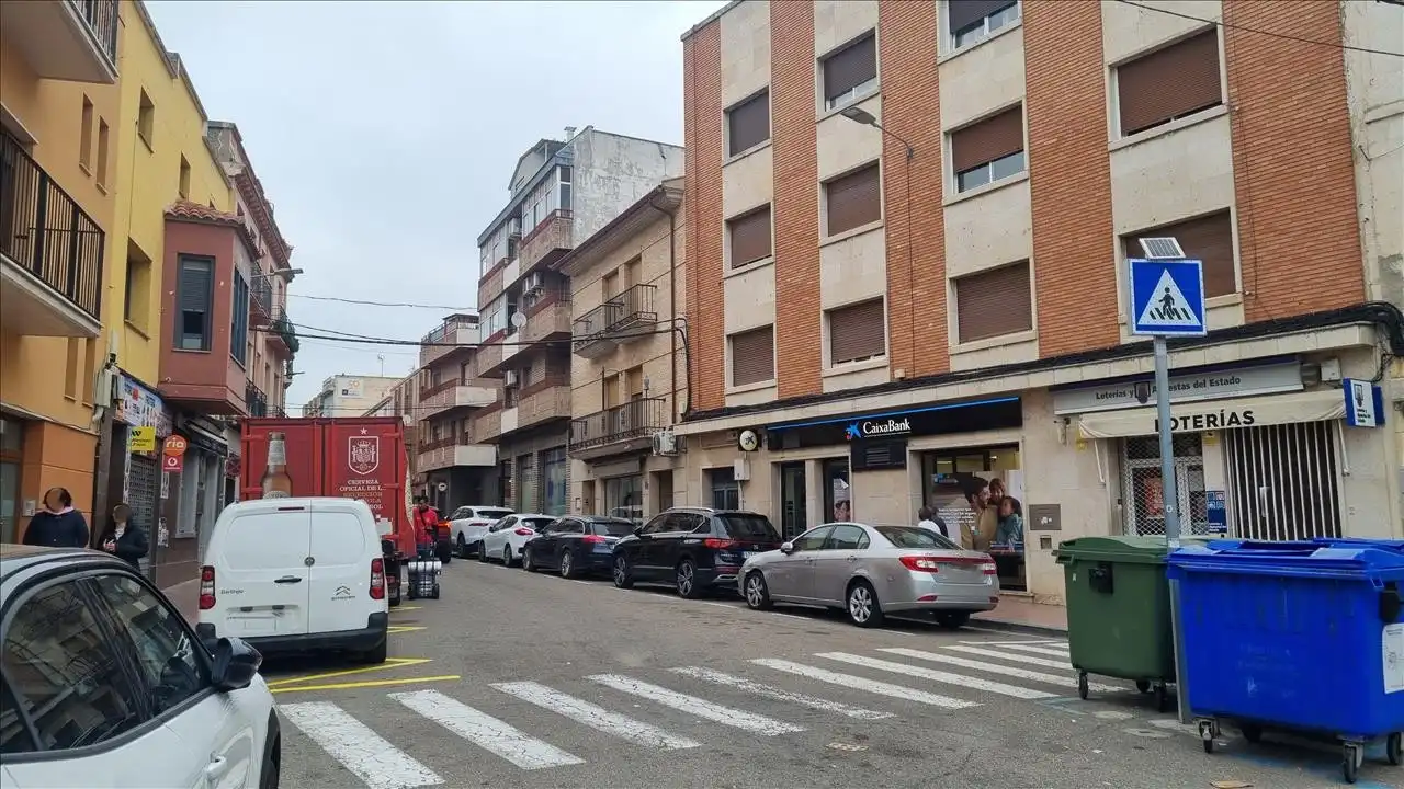 Vista exterior de Casa adosada en venta en Alagón