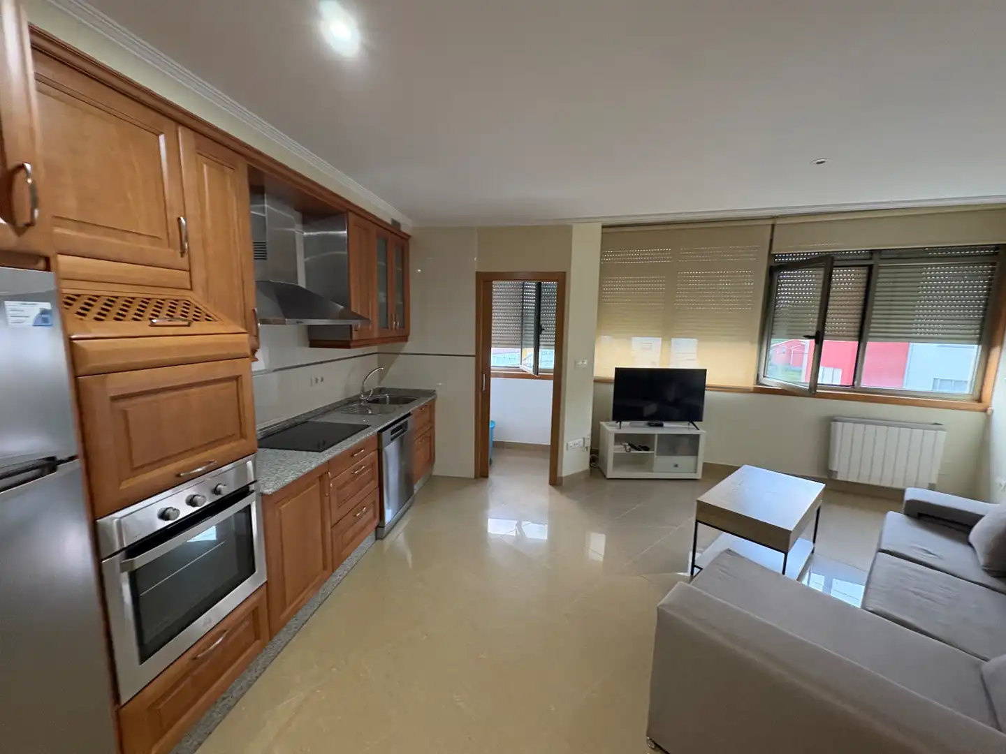 Cocina de Piso de alquiler en Ferrol con Calefacción, Parquet y Amueblado