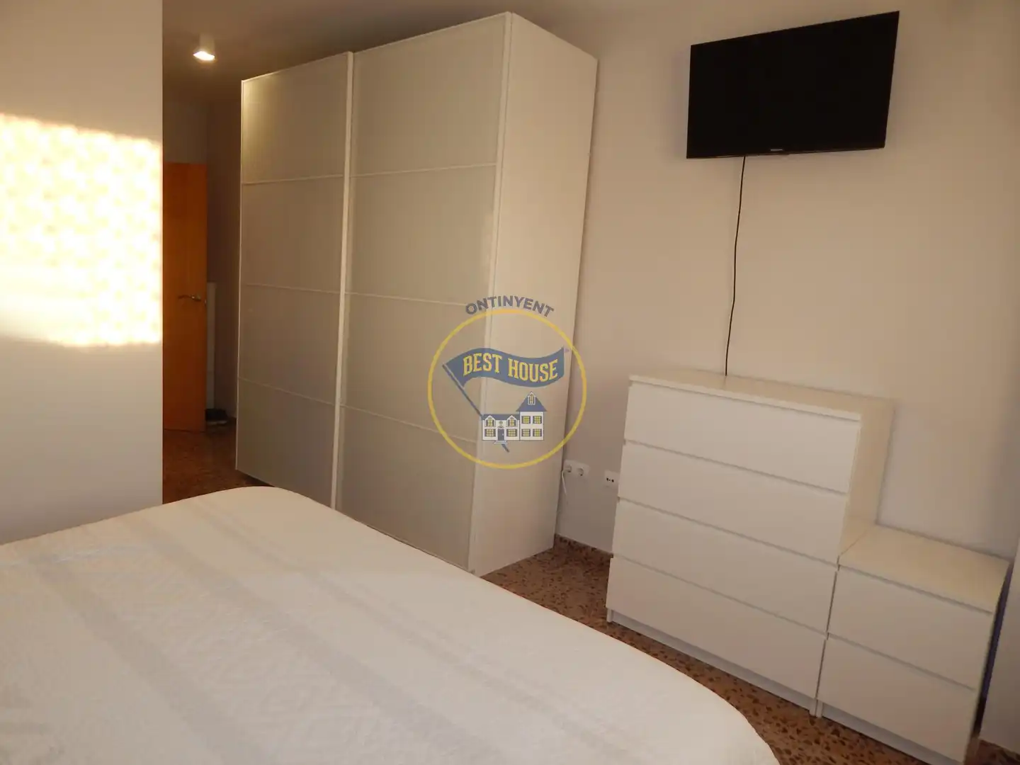 Schlafzimmer von Wohnung zum Verkauf in Bocairent mit Klimaanlage, Heizung und Abstellraum