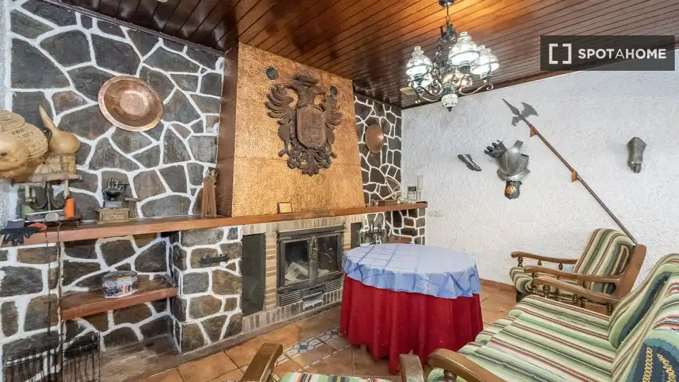 Sala de estar de Piso para compartir en Las Tiesas