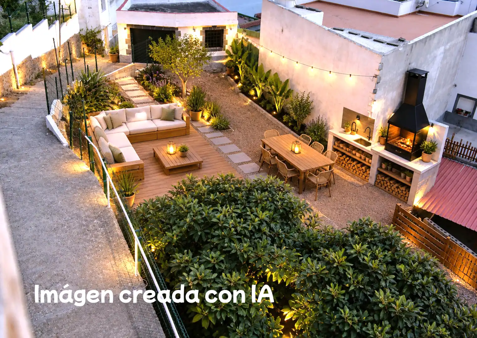 Jardí de Casa adosada en venda en Firgas amb Jardí privat, Terrassa i Balcó