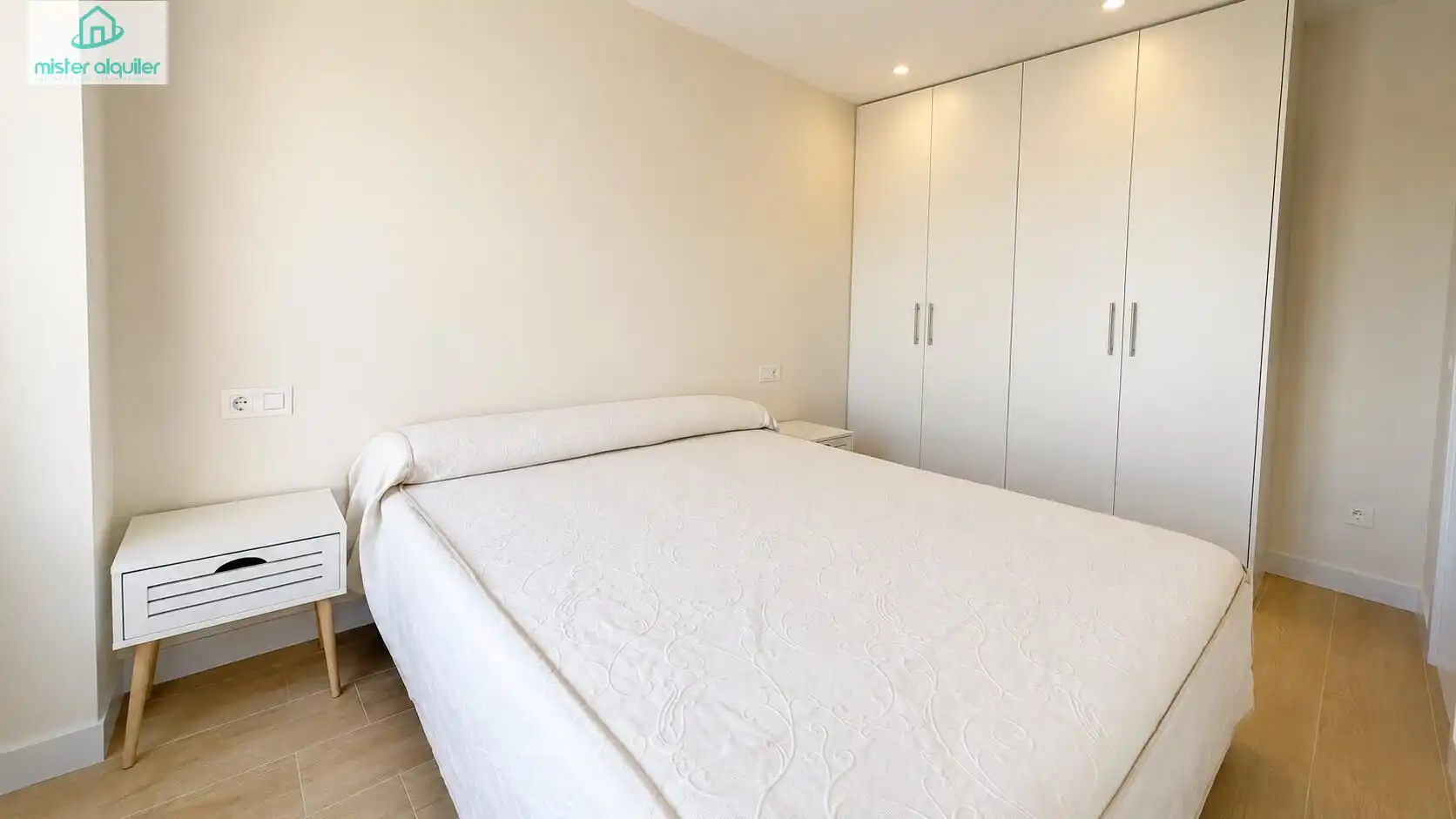 Bedroom of Apartments for rent in El Campello  with Air Conditioner, Heating and Terrace