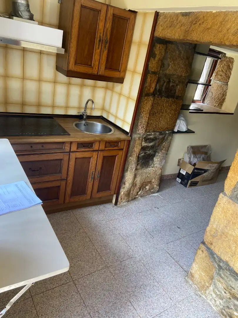Cocina de Casa adosada en venta en Vigo  con Parquet