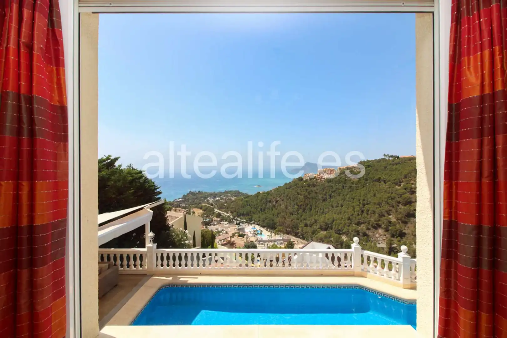 Exterior view of Houses for sale in Altea  with Air Conditioner, Heating and Private garden