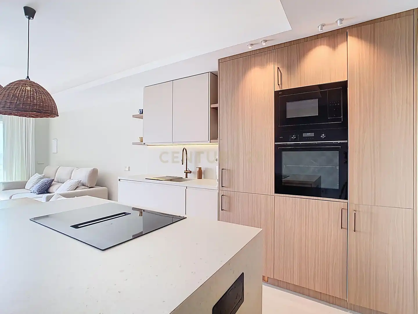 Cocina de Piso de alquiler en Rincón de la Victoria con Aire acondicionado y TV
