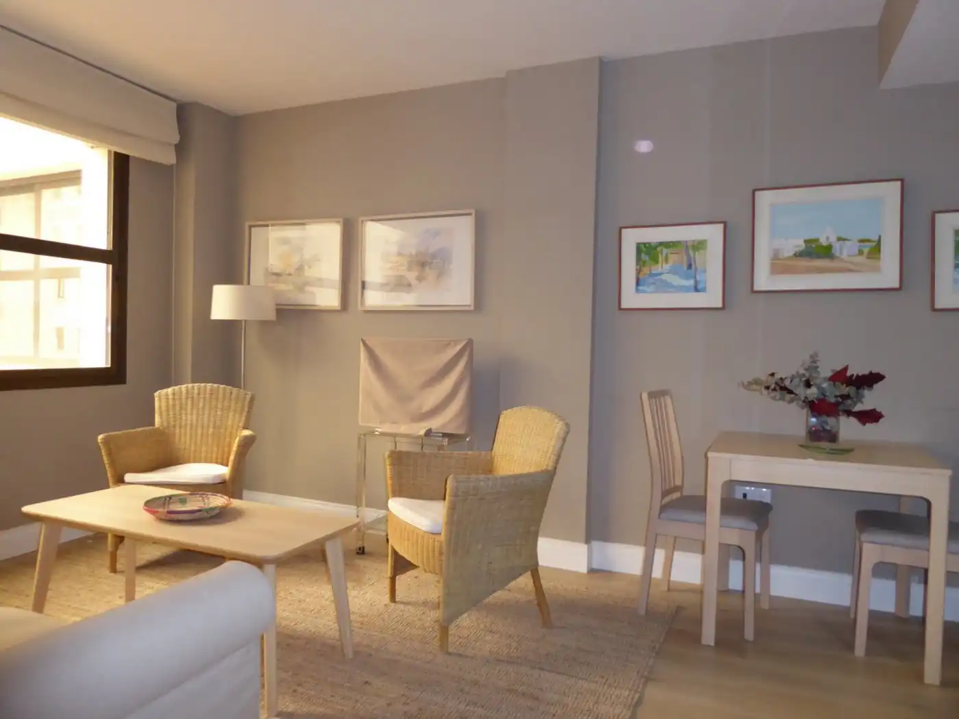 Living room of Apartments for rent in Jerez de la Frontera  with Air Conditioner and Parquet flooring