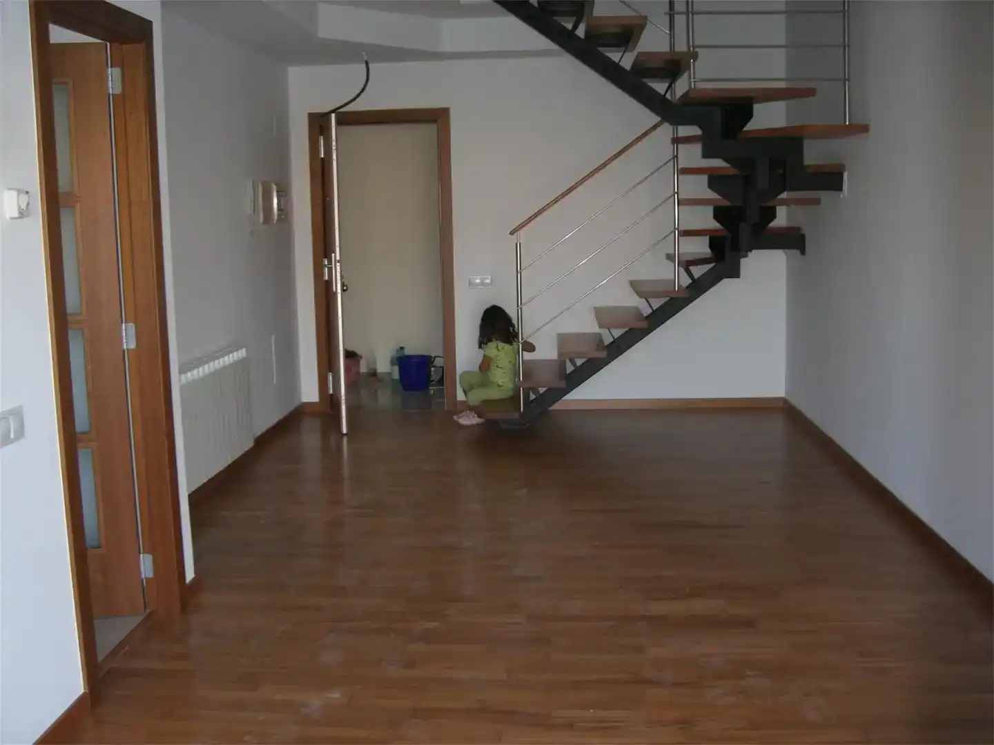 Sala d'estar de Pis de lloguer en Terrassa amb Parquet, Forn i Balcó