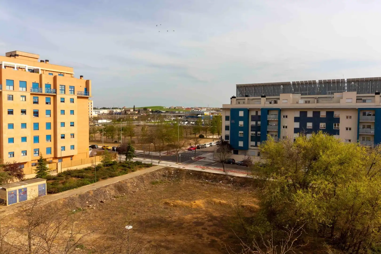 Vista exterior de Piso en venta en Badajoz con Calefacción, Parquet y Trastero