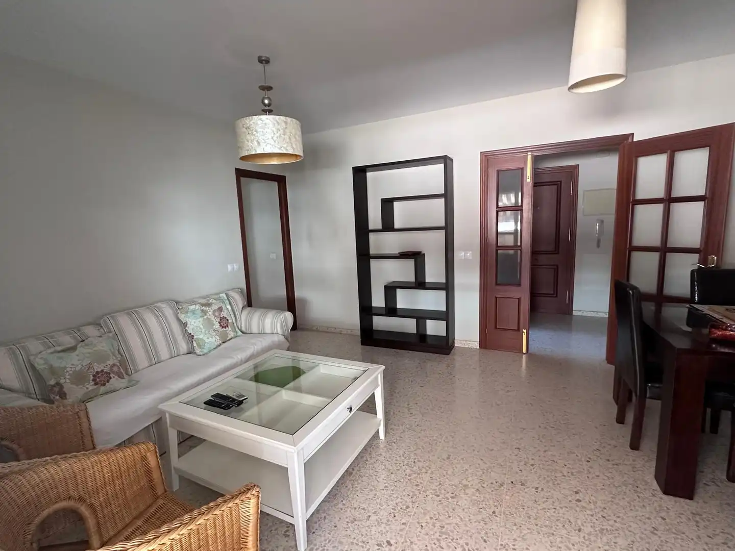 Wohnzimmer von Dachboden zur Miete in Sanlúcar de Barrameda mit Klimaanlage, Heizung und Terrasse